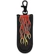 USB Flash Drive Case-black w/ Flames