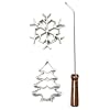 Kitchen Supply 7291 Rosette Iron Set, Wintersong