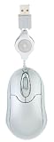 Smooth Silver Mini Optical Mouse--WRMS155