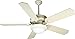 Craftmade K10787 American Tradition 52" Ceiling Fan with LED Lights and Pull Chain, Antique White