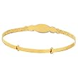 Baby Bangle Bracelet 14KTGF Gold - 1.75"x 1.75"