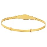 Baby Bangle Bracelet 14KTGF Gold - 1.75x 1.75