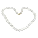 925 Silver 9-10mm Freshwater Pearl Necklace