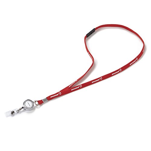 Boeing Retractable Lanyard - Red