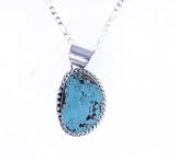 Number 8 Turquoise Pendant
