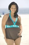 Liz Claiborne Beadwork Plus Size Halter Tankini Swimsuit - Women's Swimwear Plus Size Swimsuit