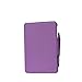 i-UniK HP 8 Model 1401US Tablet Slim Folio Protection Case Bonus Stylus Pen (Purple)