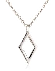 Samantha Faye "Casino" Diamond Shaped Pendant Necklace, 18"