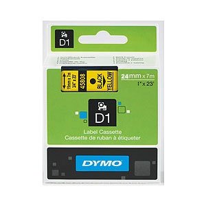 DYMO 53718 Schriftband 24mm/7m schwarz auf gelb Preisvergleich