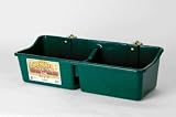 Miller Hook Over Feeder With Divider Green 16 Quart - HFP24DGREENA