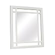 Elite Home Fashions Neal Collection Framed Mirror, White