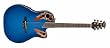 Ovation CC48 Celebrity Cutaway Acoustic Electric Guitar (Blue Transparent)