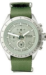 Fossil Decker Green Chronograph Watch