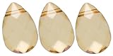 Jewelry Basics Acrylic Beads-Amber Teardrop 17/Pkg