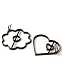 Amco Heart and daisy pancake molds Set of 2