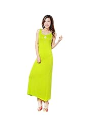 Sexy Fitted Striped Print Cotton Sleeveless Tank Maxi Dress 