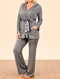 A Pea in the Pod: Long Sleeve Decorative Trim Nursing 3 Piece Set
