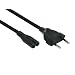 Euro-Netzkabel, Netzstecker an Euro 8 Buchse, schwarz, 3m, Good Connections