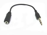 2.5mm Female To 3.5mm Male Stereo Audio Jack Adapter, Accessories, Electronics & Computers