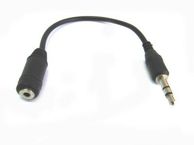 2.5mm Female To 3.5mm Male Stereo Audio Jack Adapter, Accessories, Electronics & Computers