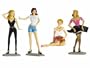 Hot Riders Figurines for 1/18 Scale Cars Set of 4