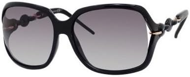 Gucci Sunglasses - 3584 / Frame: Shiny Black Lens: Dark Gray Ochre