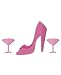 Centerpiece Martini & Heels