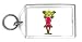 Keychain with frog, prince, throne, crown, fairytale
