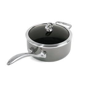 Buy Chantal Copper Fusion 3 Quart Sauce Pan with Lid, Platinum