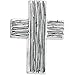 PRE-HOLIDAY SALE!!! 10% OFF 14K White Gold Rugged Cross Pin