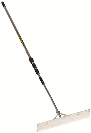 Structron RR-25X 24" Blade Snow Roof Rake, 22' Telescoping Handle, Vinyl Grip