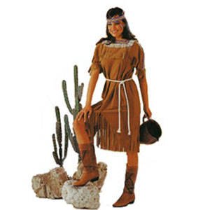 Damen-Kostüm Indianerin, Gr. 42-44