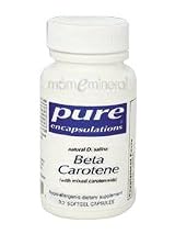 Beta Carotene 25000 IU 90 gels by Pure Encapsulations
