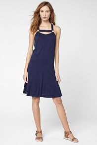 Fluid Pique T-Back Dress