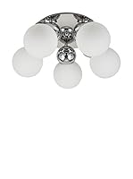 Light&Design Lámpara De Techo Sfero Plateado/Blanco