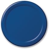 Creative Converting Touch of Color 24 Count Paper Lunch Plates, Navy