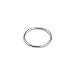 14KT White Gold Seamless Continuous Nose Hoop Ring 1/4