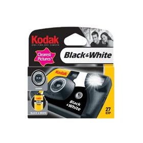 Kodak Camera Black/White Disposable, One Time Use Camera 27 Exposure - 1 Ea
