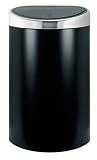 Kitchen & Housewares : Brabantia Touch Bin, 40 litre Matt Black