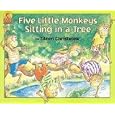Five Little Monkeys Sitting in a Tree Book and Cassette (Carry Along) by Eileen Christelow