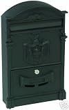 Traditional style post box with regal crest postbox