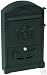 Outdoor Living : Traditional style post box with regal crest postbox