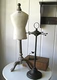 Leah- French vintage style Mannequin Form with wood base