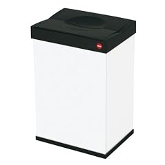 Hailo 6404-901 Gro�raum-Abfallbox mit Schwingdeckel Big-Box 40, weiss