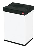 Hailo 6404-901 Gro�raum-Abfallbox mit Schwingdeckel Big-Box 40, weiss