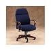 2980 Series Executive High Back Swivel/Tilt Chair, Mahogany/Black Olefin - Sold as 1 Each