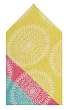 Durable Hand Woven Jacquard 100% Cotton Dandelion Yellow Napkins 22x22 Inches Set of Six