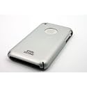 Apple iPhone Soft Polycarbonate Slim fit Case -Silver (Cozip Brand) Made in Korea