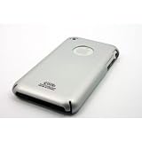 Cozip Polycarbonate soft d�nn SILBER H�lle Cover Skin f�r Apple iPhone 1G 2G -Made in Korea-