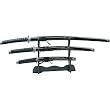 3 PCS ENGRAVED DRAGON SWORD SET 3 PCS ENGRAVED DRAGON SWORD SET